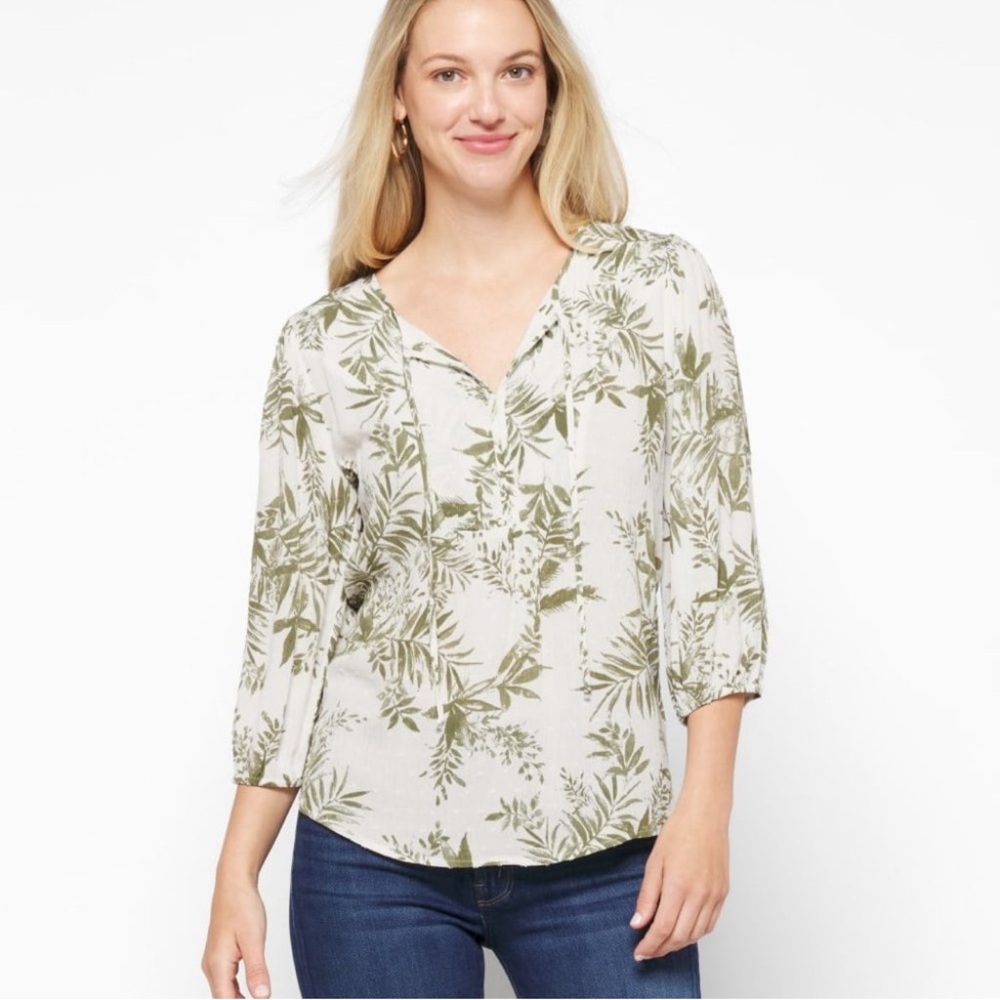 Papermoon Addley Clip Dot Top Size 2XL in off-white Stitch Fix Nwt